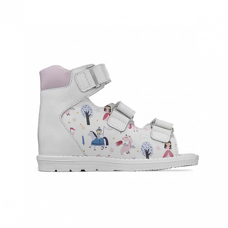 Сандалии Bottilini для девочек SO-430(55) белый/замок. Изображение 4 из 4