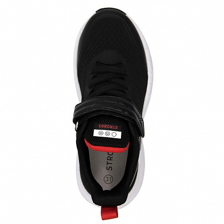 Кроссовки Strobbs для мальчиков N1755-3 черные. Изображение 2 из 3