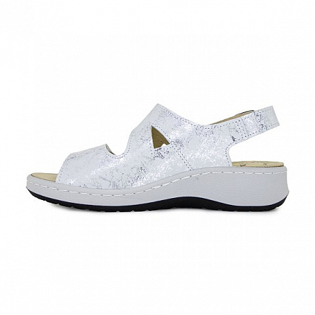 Сандалии ортопедические Ортобум женские 20323-01 белые. Изображение 6 из 7